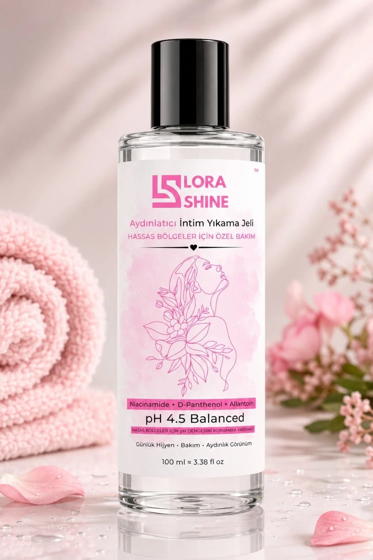 5'i 1 Arada Aydınlatıcı İntim Yıkama Jeli 100 ML – Niacinamide & B5, pH 4.5