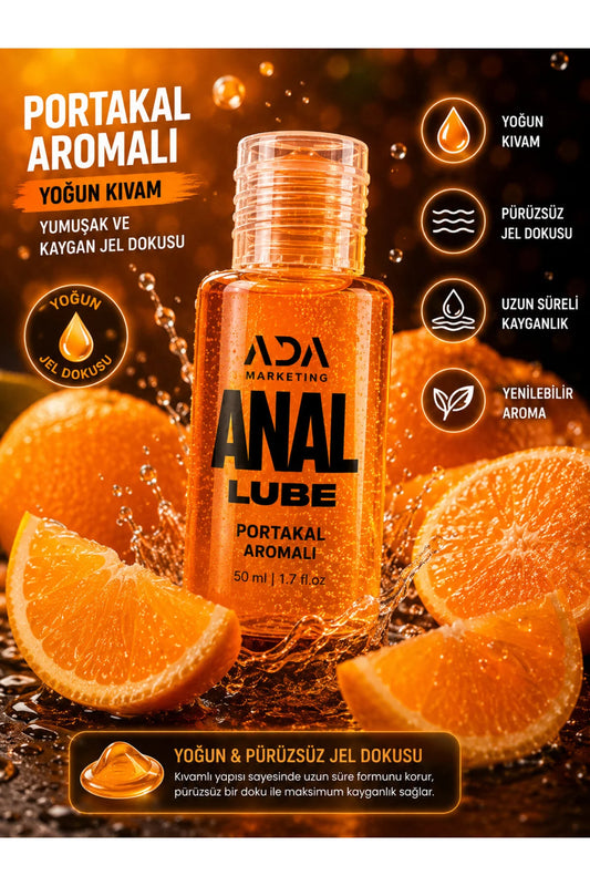 Portakal Aromalı Anal Kayganlaştırıcı Jel 50 ML | ADA Marketing