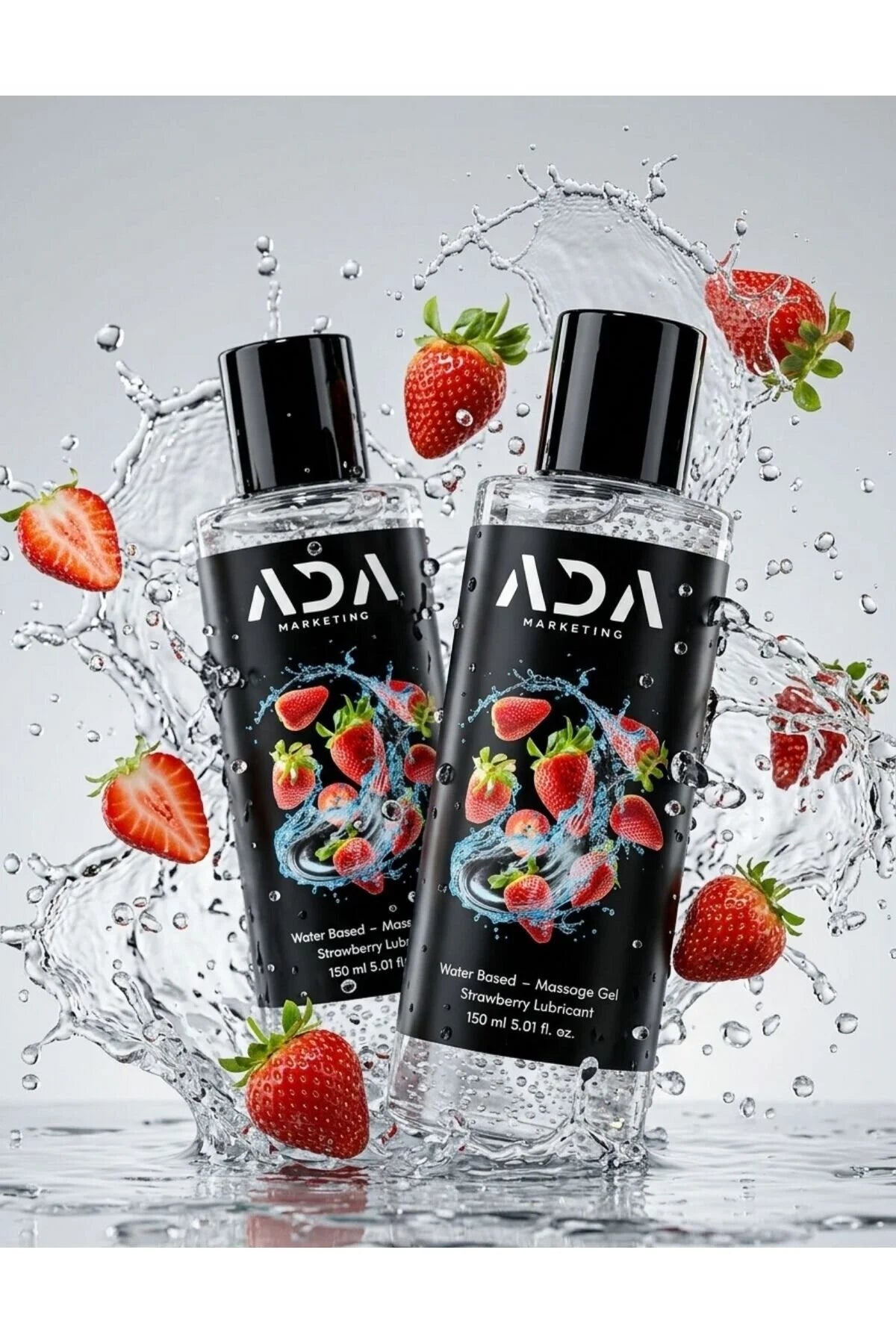 Çilek Aromalı Yenilebilir Kayganlaştırıcı Jel 150 ML | ADA Marketing