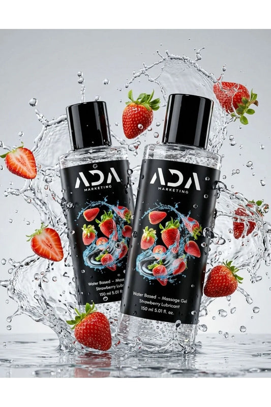 Çilek Aromalı Yenilebilir Kayganlaştırıcı Jel 150 ML | ADA Marketing