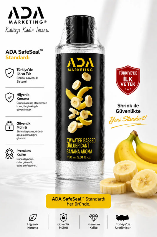 Muz Aromalı Yenilebilir Kayganlaştırıcı Jel 150 ML | ADA Marketing
