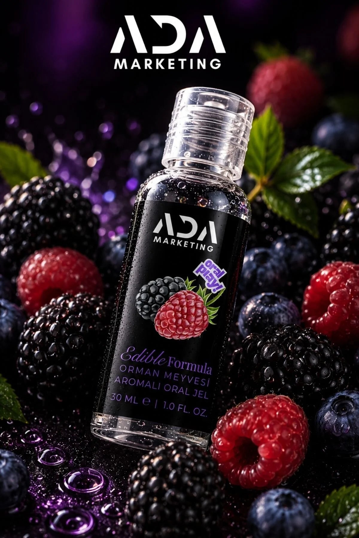 Orman Meyveleri Aromalı Yenilebilir Kayganlaştırıcı Jel 30 ML | ADA Marketing