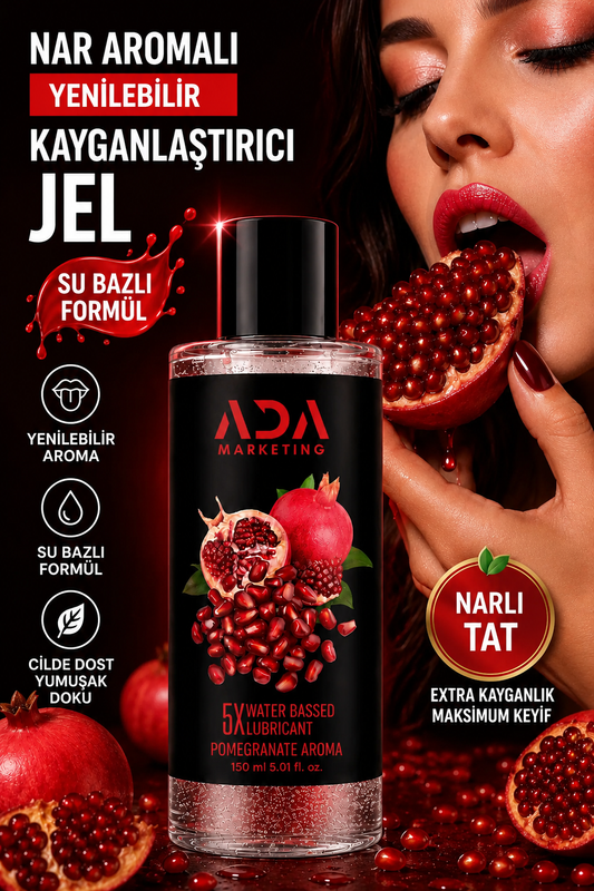 Nar Aromalı Yenilebilir Kayganlaştırıcı Jel 150 ML | ADA Marketing